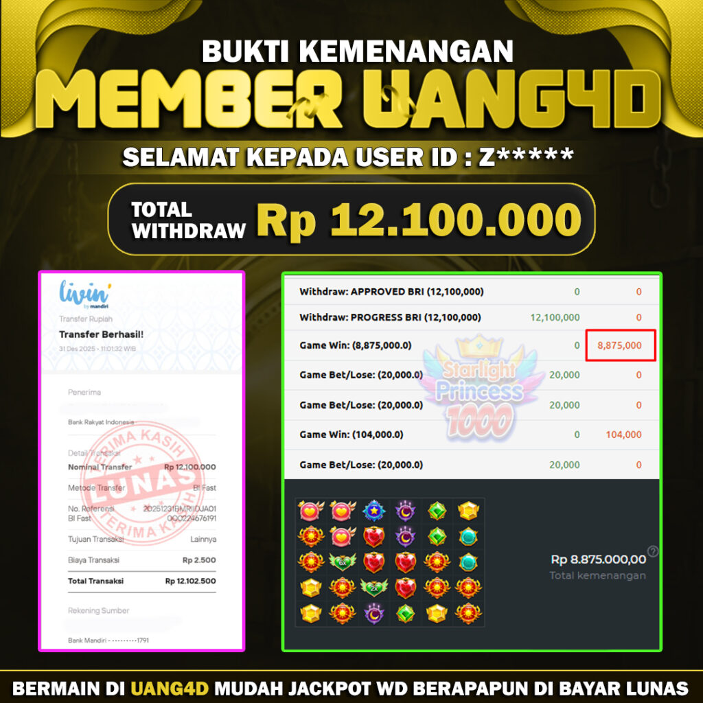 JACKPOT SLOT STARLIGHT PRINCES 1000